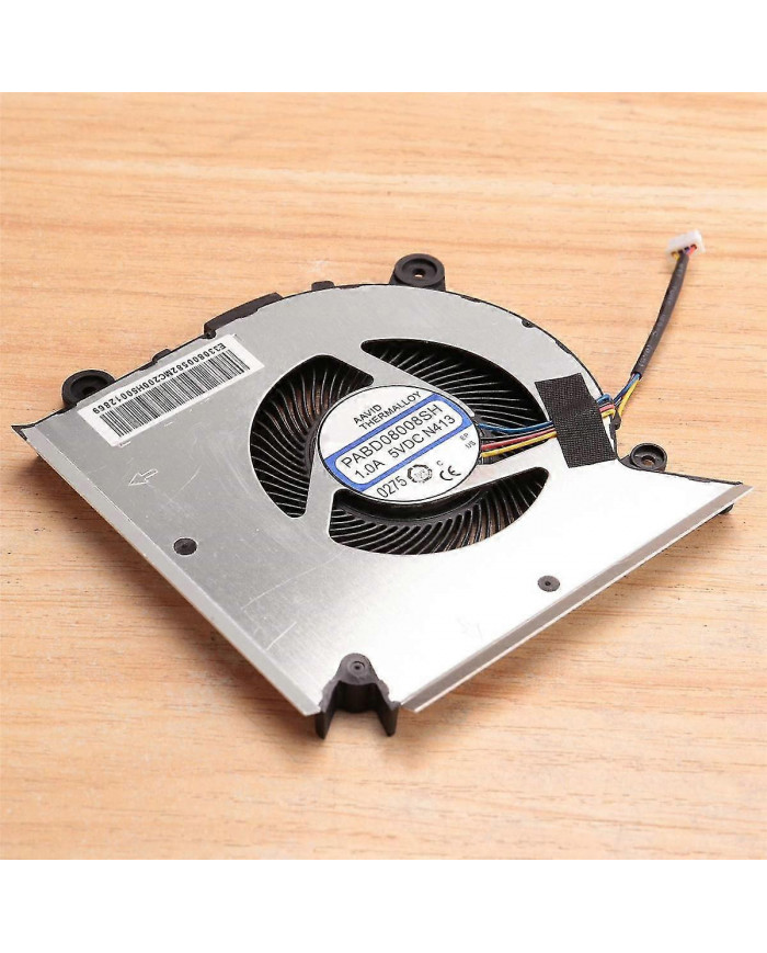 Ventilateur de refroidissement du processeur pour MSI GF63 MS-16R1 MS-16R2 PABD08008SH N413 E322500300A