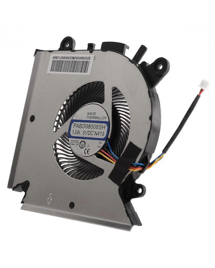 Ventilateur de refroidissement du processeur pour MSI GF63 MS-16R1 MS-16R2 PABD08008SH N413 E322500300A