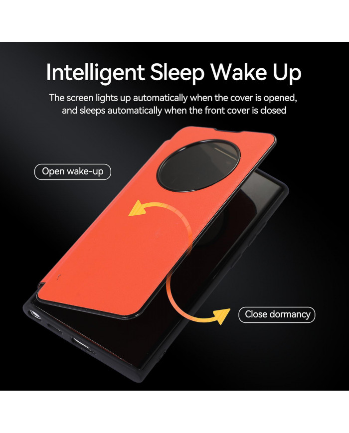 Étui à rabat en cuir de qualité supérieure pour Samsung Galaxy S24 Ultra / S24 Plus / 24 avec béquille à fente [...]