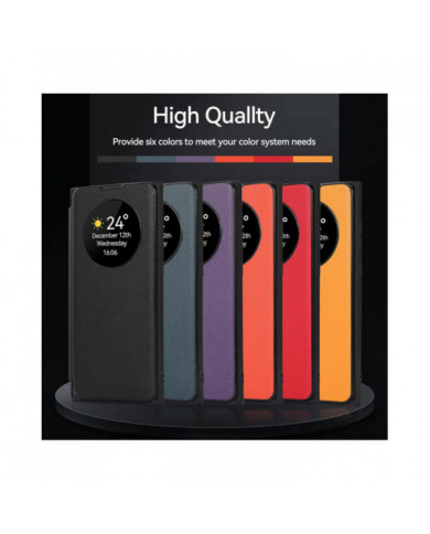 Étui à rabat en cuir de qualité supérieure pour Samsung Galaxy S24 Ultra / S24 Plus / 24 avec béquille à fente [...]