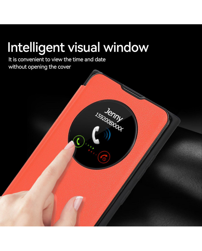 Étui à rabat en cuir de qualité supérieure pour Samsung Galaxy S24 Ultra / S24 Plus / 24 avec béquille à fente [...]