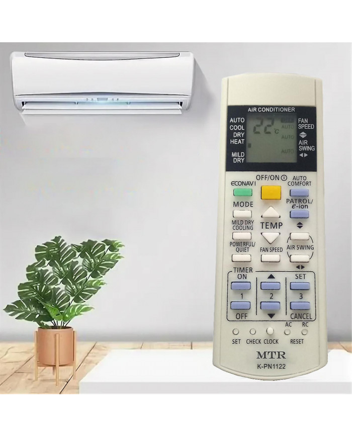 Universal K-pn1122 pour Panasonic Climatiseur Télécommande