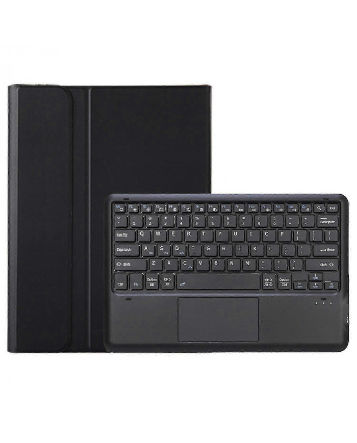 AM24-A pour Lenovo Tab P12 Housse de tablette en cuir ultra-mince + clavier Bluetooth avec pavé tactile