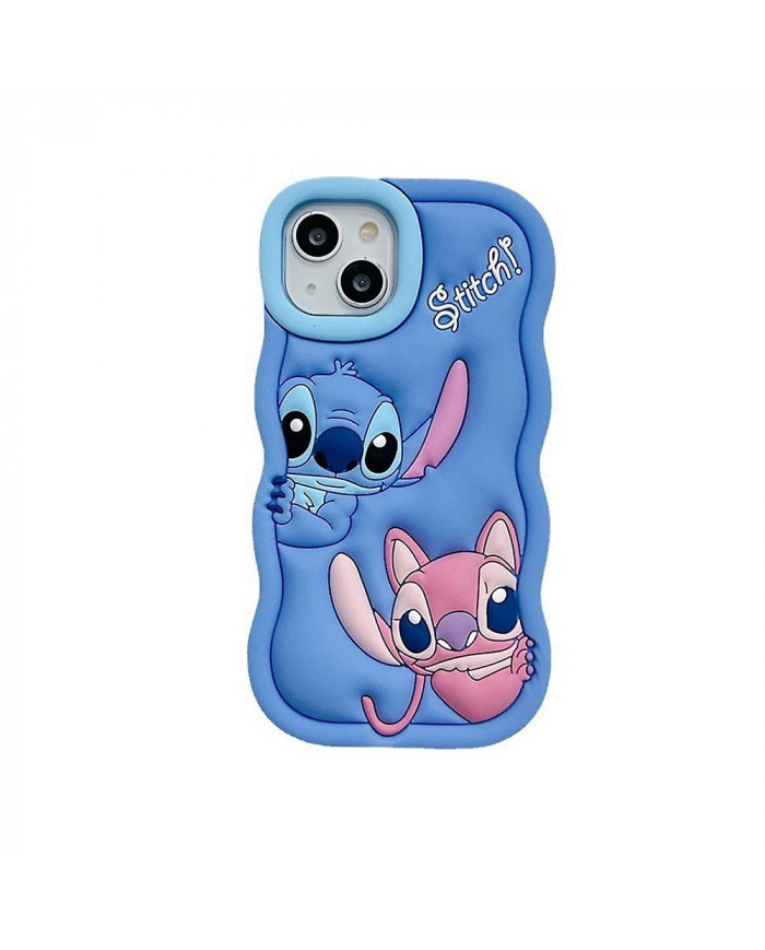 Compatible avec l’étui iPhone 6/7/8/SE/XR/11/12/13/15, Lilo & Stitch Housse de protection souple en silicone [...]