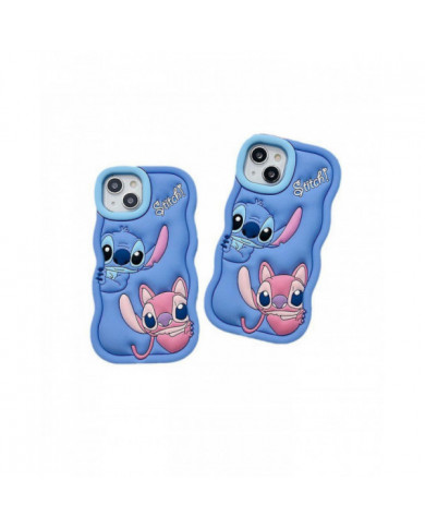 Compatible avec l’étui iPhone 6/7/8/SE/XR/11/12/13/15, Lilo & Stitch Housse de protection souple en silicone [...]
