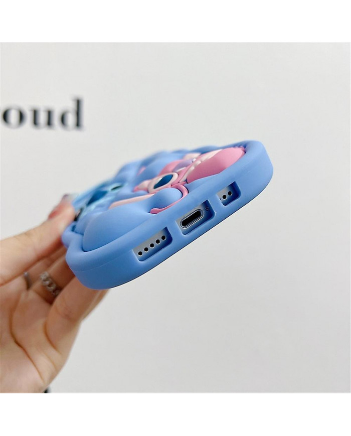 Compatible avec l’étui iPhone 6/7/8/SE/XR/11/12/13/15, Lilo & Stitch Housse de protection souple en silicone [...]