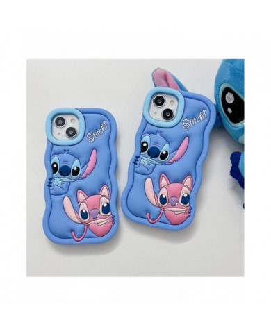 Compatible avec l’étui iPhone 6/7/8/SE/XR/11/12/13/15, Lilo & Stitch Housse de protection souple en silicone [...]
