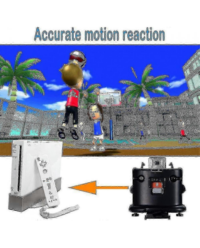 2 Motion Plus Adaptateur Capteur pour Télécommande Wii, Remplacement de l’accélérateur Motion Plus Adaptateur pour [...]