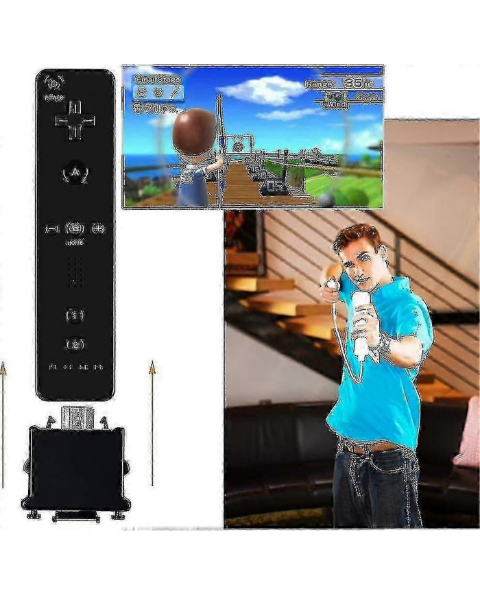 2 Motion Plus Adaptateur Capteur pour Télécommande Wii, Remplacement de l’accélérateur Motion Plus Adaptateur pour [...]