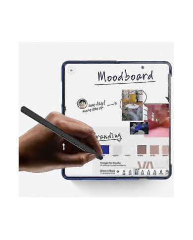 Pour Honor Magic V2 5g Étui de téléphone Skin-touch avec film en verre trempé et stylet