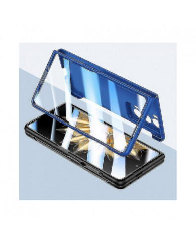 Pour Honor Magic V2 5g Étui de téléphone Skin-touch avec film en verre trempé et stylet