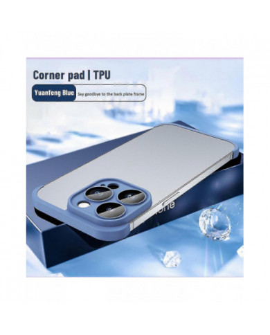 Pour Iphone 14 13 12 Pro Max Camera Lens Corner Edge Protector Frameless Tpu Case