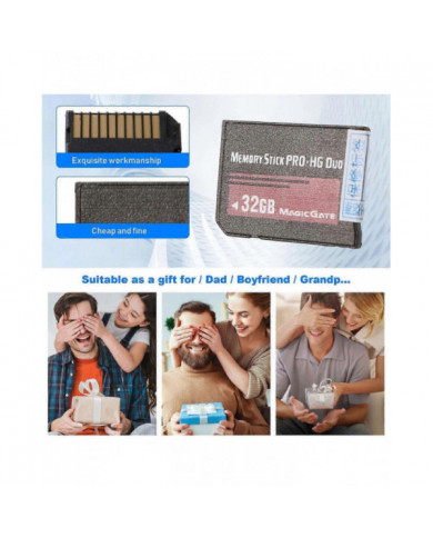 32 Go Memory Stick MS Pro Duo Carte Flash PSP Cybershot Caméra