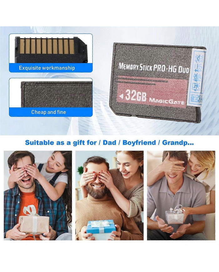 32 Go Memory Stick MS Pro Duo Carte Flash PSP Cybershot Caméra