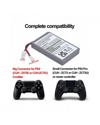 2x 2000mah Lip1522 Batterie pour Sony Ps4 Ps4 Pro Dualshock 4 Cuh-zct1e Cuh-zct1h Cuh-zct1u Cuh-zct2 Cuh-zct2u [...]