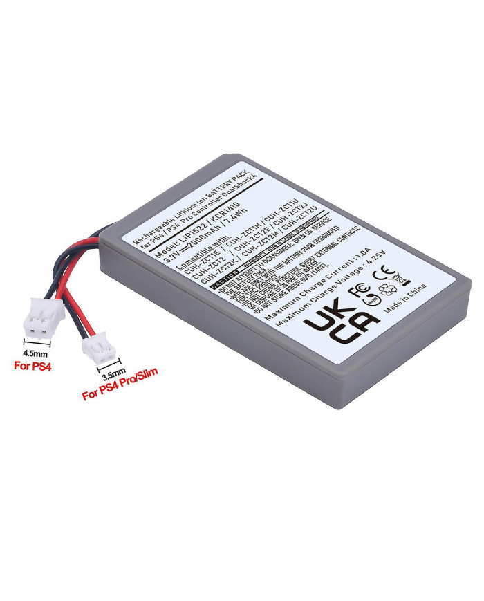 2x 2000mah Lip1522 Batterie pour Sony Ps4 Ps4 Pro Dualshock 4 Cuh-zct1e Cuh-zct1h Cuh-zct1u Cuh-zct2 Cuh-zct2u [...]