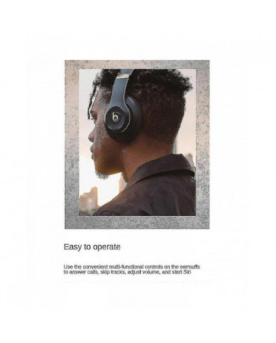 Casque Bluetooth sans fil Studio 3 Noise Cancelling Headset Music