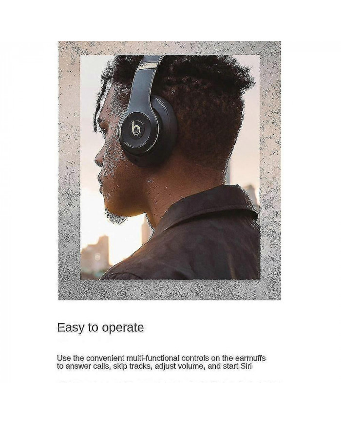 Casque Bluetooth sans fil Studio 3 Noise Cancelling Headset Music