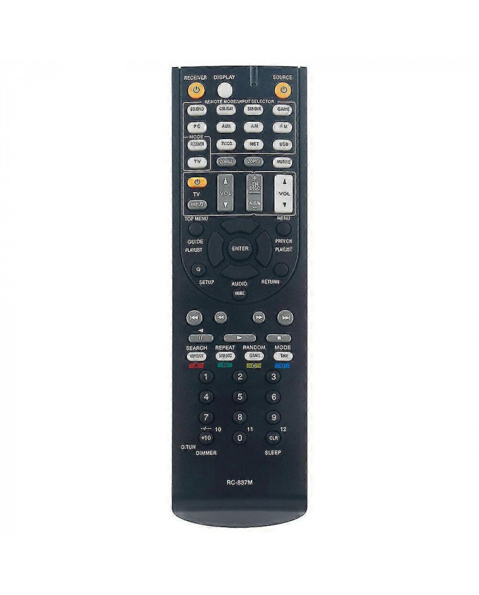 Rc-837m For Onkyo Av Receiver Remote Control Tx-nr818 Tx-nr616