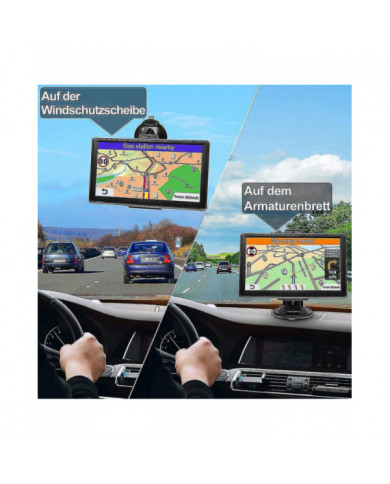 Dispositif de navigation Gps Navi pour voiture 2022 - Navigation pour voiture Voiture Camion Navi 7 pouces à vie [...]
