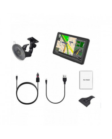 Dispositif de navigation Gps Navi pour voiture 2022 - Navigation pour voiture Voiture Camion Navi 7 pouces à vie [...]