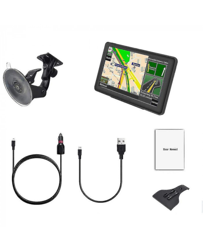 Dispositif de navigation Gps Navi pour voiture 2022 - Navigation pour voiture Voiture Camion Navi 7 pouces à vie [...]