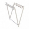Foldable Trash Bag Rack Trash Bag Holder for Cupboard for Living Room Office White
