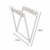Foldable Trash Bag Rack Trash Bag Holder for Cupboard for Living Room Office White