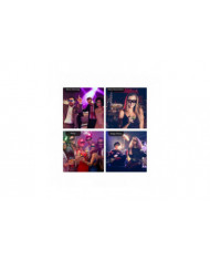 Lunettes LED Personnalisables BT LED Lunettes Coloré Lumière Lueur Lunettes DIY Messages 31 Animations 11 Pi