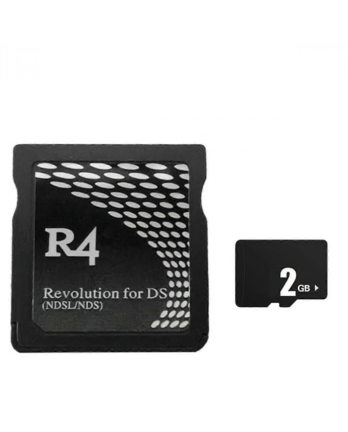 Carte de jeu R4 + carte mémoire de 2 Go pour la gravure de cartes en bois / double cœur pour la voiture de jeu R4 [...]