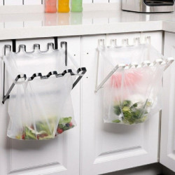Foldable Trash Bag Rack Trash Bag Holder for Cupboard for Living Room Office White Foldable Trash Bag Rack Trash Bag Holder for Cupboard for Living Room Office White