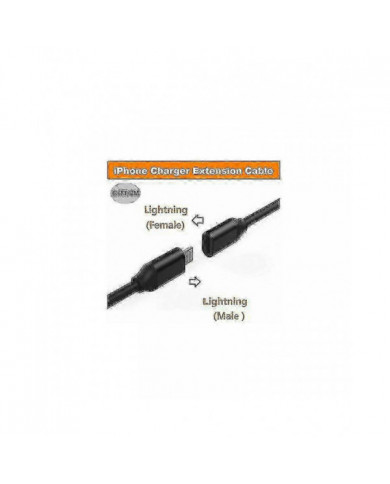 Câble d’extension Lightning 1m pour Iphone Ipad, câble d’extension Iphone Apple MFI certifié femelle à M