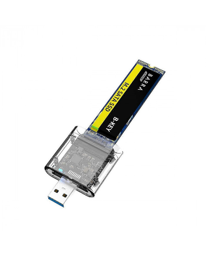 Boîtier SSD M2 M.2 vers USB 3.0 5Gbps Boîtier SSD haute vitesse pour SATA M.2 NGFF SSD 2242 2260 2280Mm Ca