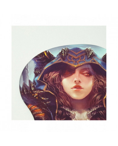 Wow Sylvanas 3d Tapis de souris avec repose-poignet en gel de silicone Anime Gaming Mousepads Peau de lycra (mp0036)