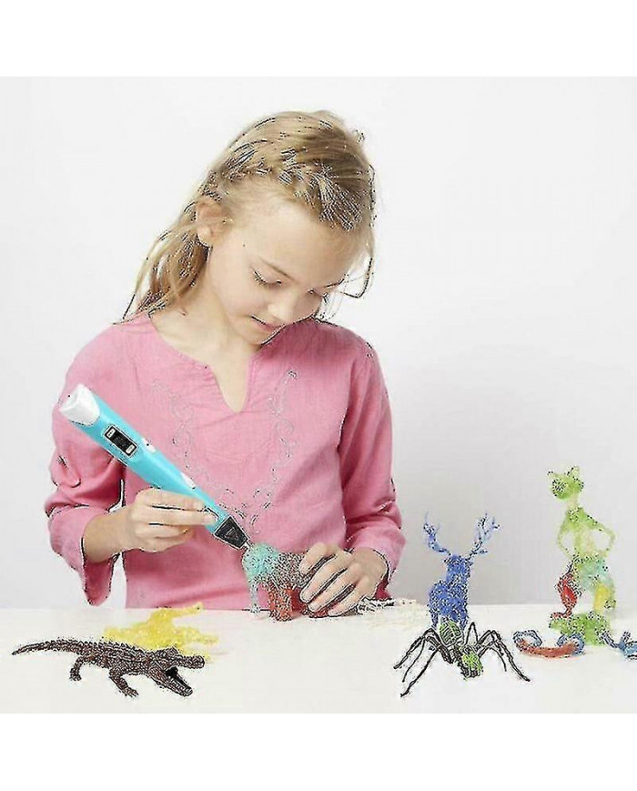 Stylo 3D avec écran LED, stylo d’impression 3D avec chargement USB, recharges de filament Pla 30 couleurs, Pla & [...]