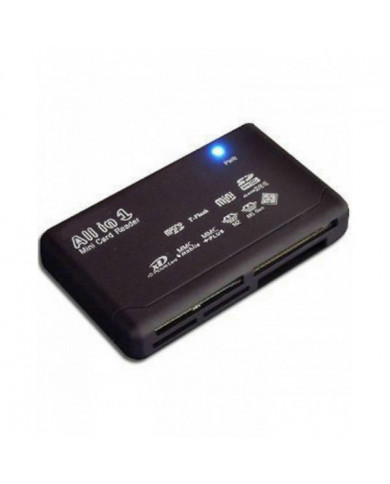 Tout en un 1 Lecteur de carte mémoire Usb Externe Sdhc Mini Micro M2 Mmc Xd Cf Ms