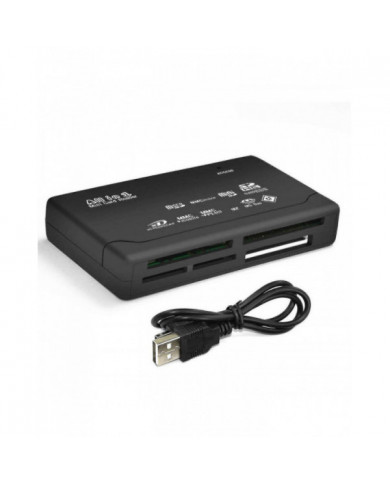 Tout en un 1 Lecteur de carte mémoire Usb Externe Sdhc Mini Micro M2 Mmc Xd Cf Ms