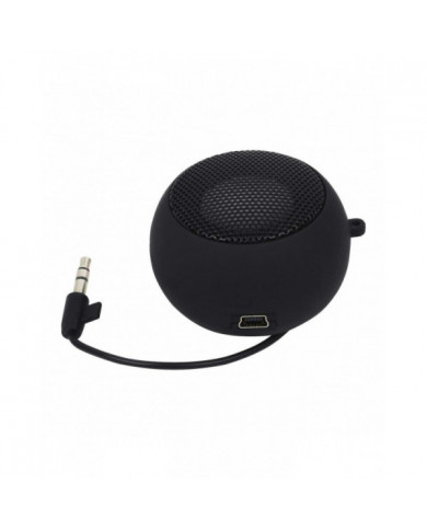 Mini haut-parleur portable rechargeable de voyage avec entrée auxiliaire filaire 3,5 mm prise casque