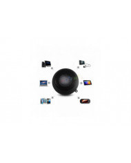 Mini haut-parleur portable rechargeable de voyage avec entrée auxiliaire filaire 3,5 mm prise casque