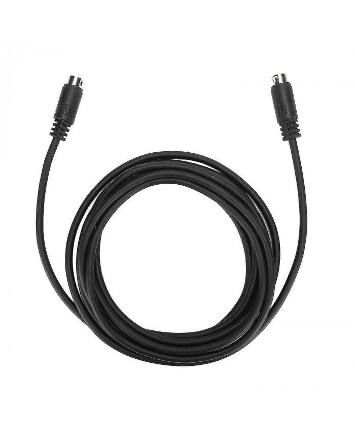 Câble d’entrée audio mâle à 9 broches mâle à 9 broches Câble professionnel Mini Din 9PIN compatible avec Media Ce