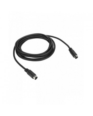 Câble d’entrée audio mâle à 9 broches mâle à 9 broches Câble professionnel Mini Din 9PIN compatible avec Media Ce