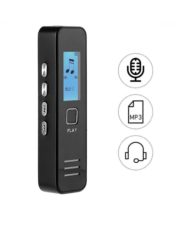 Enregistreur vocal numérique Stylo d’enregistrement Audio Dictaphone Lecteur MP3 USB pour la réunion [...]
