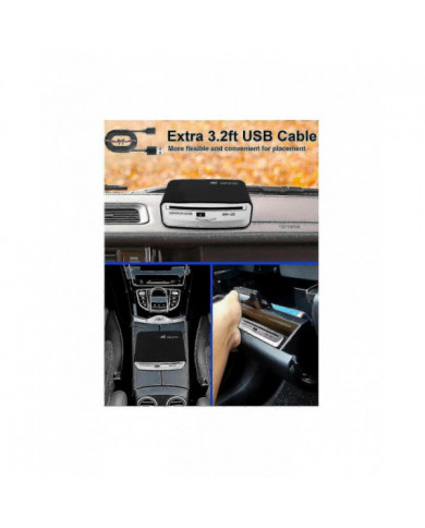 Lecteur CD universel externe pour voiture - Lecteur CD portable, se branche sur le port USB de voiture, ordinateur [...]