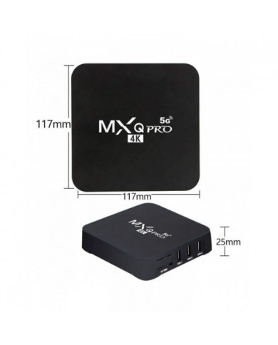 Pour Android Tv Box, 4k Hdr Streaming Media Player, 4gb Ram 32gb Rom Allwinner H3 -core Smart Tv Box