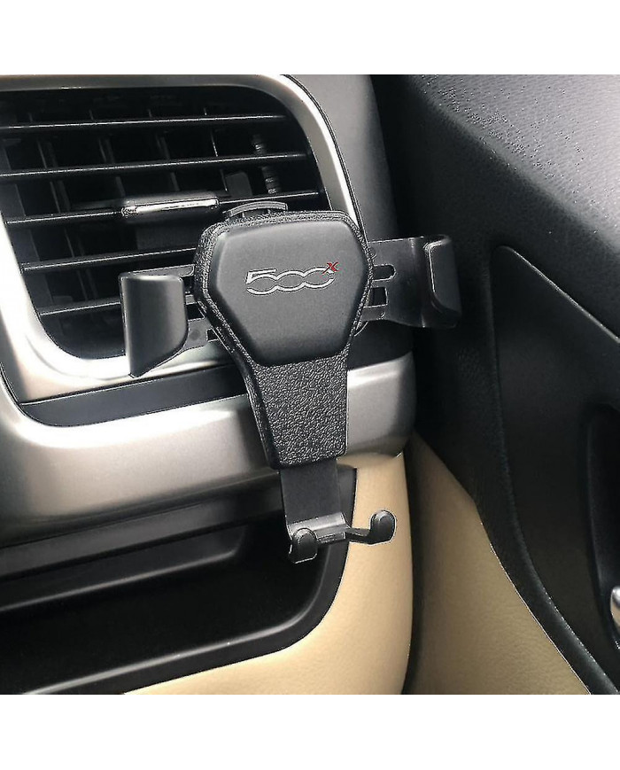 Nouveau support de téléphone portable réglable pour grille de ventilation de voiture, support Fiat pour 500 500c [...]