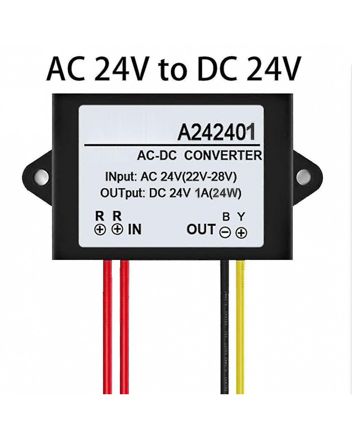 Ac 24v To Dc 24v 1/2/3a Mini module adaptateur de convertisseur d’alimentation étanche Qinhai