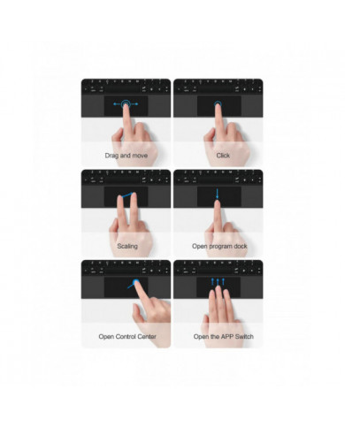 Pour iPad Pro 11 (2024) / (2022) / (2021) / (2020) / (2018) / Air (2020) / (2022) / Air 11 (2024) Int