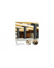 4Pcs Cadre De Lit Jambes Réglable Hauteur Centre Support Jambe Lit Centre Support Jambe