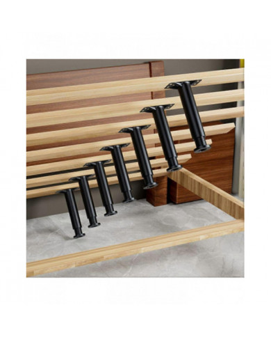 4Pcs Cadre De Lit Jambes Réglable Hauteur Centre Support Jambe Lit Centre Support Jambe