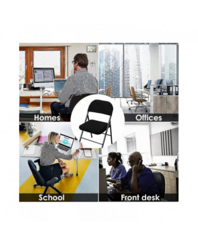 4 Pcs Chaise Pliante Split Housse De Siège Pour La Maison De Mariage De Fête -ys (seulement Housse De Siège)